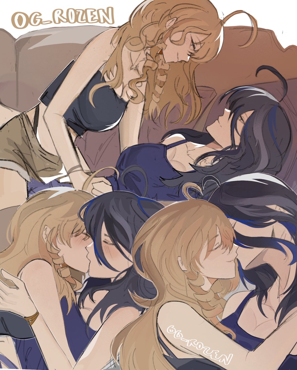 Og_Rozen's tweet photo. Soft hours #clorivia #GenshinImpact https://t.co/nm6AI5TEUV