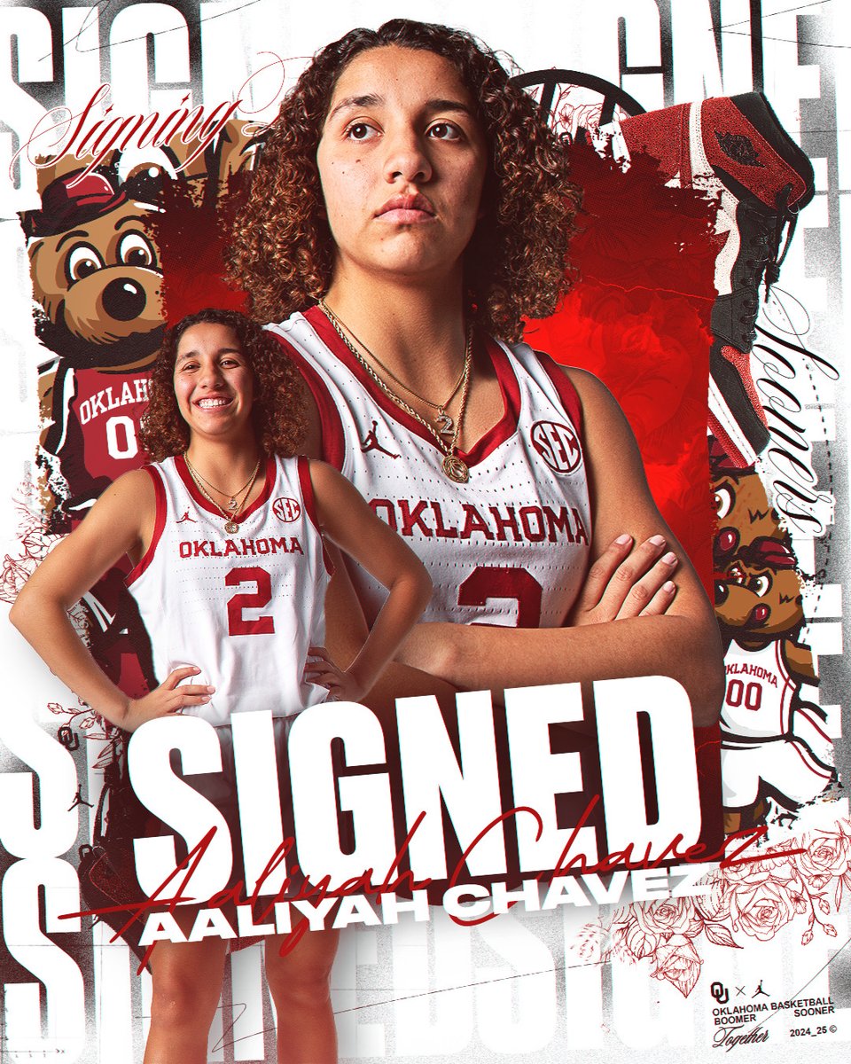 Oklahoma Basketball (@ou_wbball) on Twitter photo The national player of the year is officially a Sooner ⭐
Welcome to Oklahoma, <a href="/AALIYAH2CHAVEZ/">AALIYAH CHAVEZ</a>! The national player of the year is officially a Sooner ⭐
Welcome to Oklahoma, <a href="/AALIYAH2CHAVEZ/">AALIYAH CHAVEZ</a>!