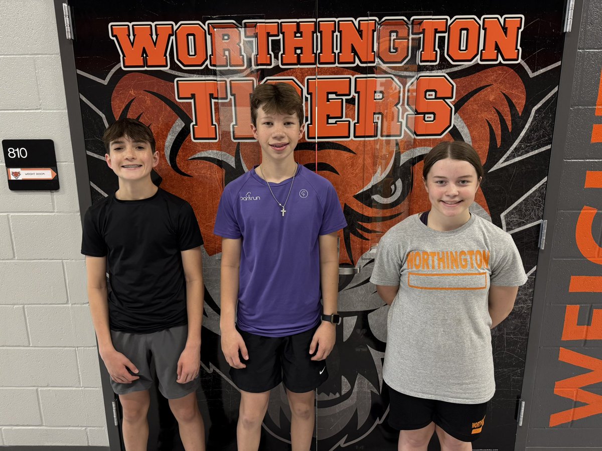 Big week of work for <a href="/WorthingtonNISD/">Worthington Middle School - Northwest ISD</a>! The Tigers saw first hand how small actions done with intent add up to big results! Only the beginning for this group.

S/O to our 🌟s of the Week:
Mason, Dylan, &amp; Emerie