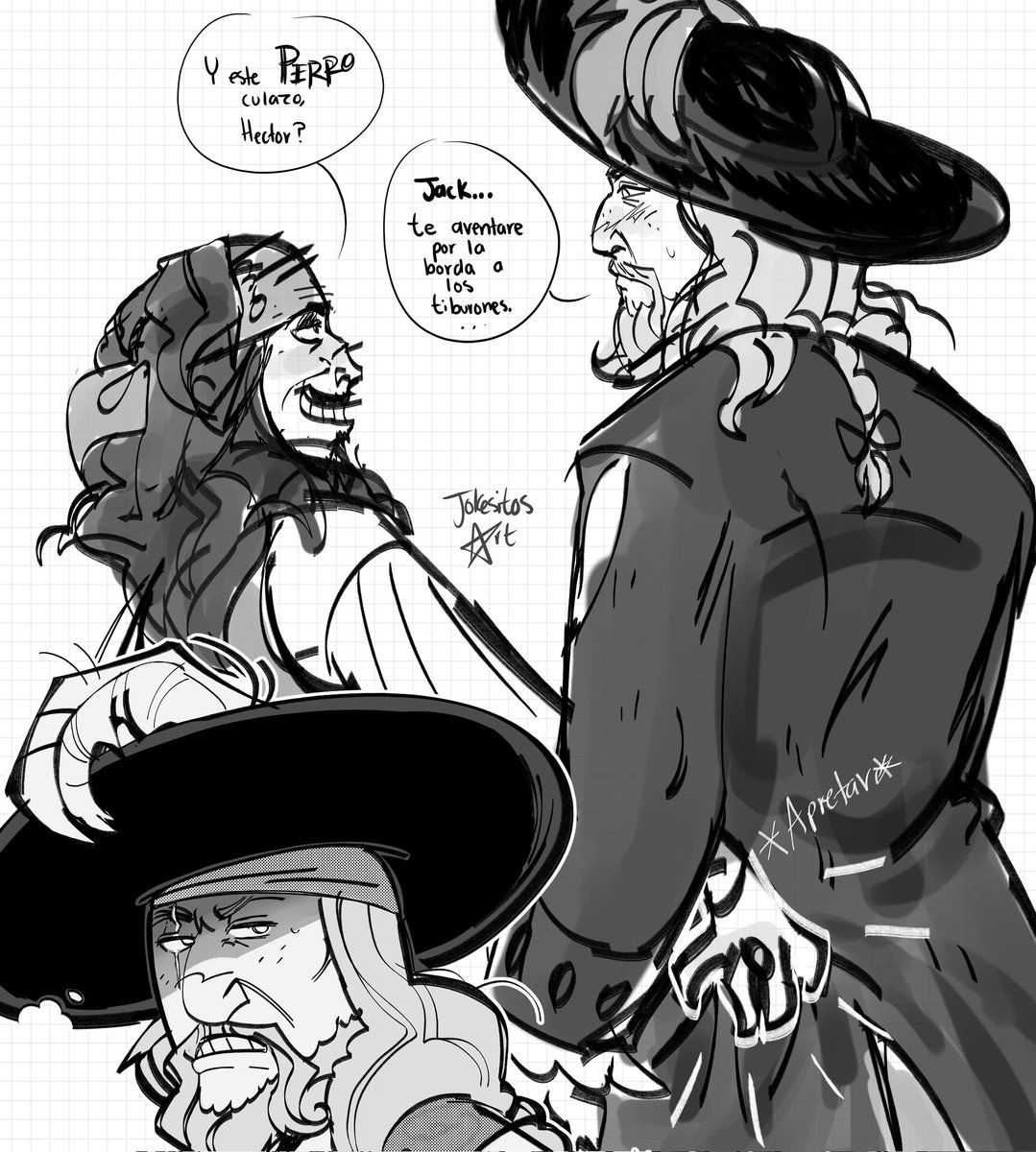 Jokesitos's tweet image. (🐦×🍏)

[#potc #sparbossa]