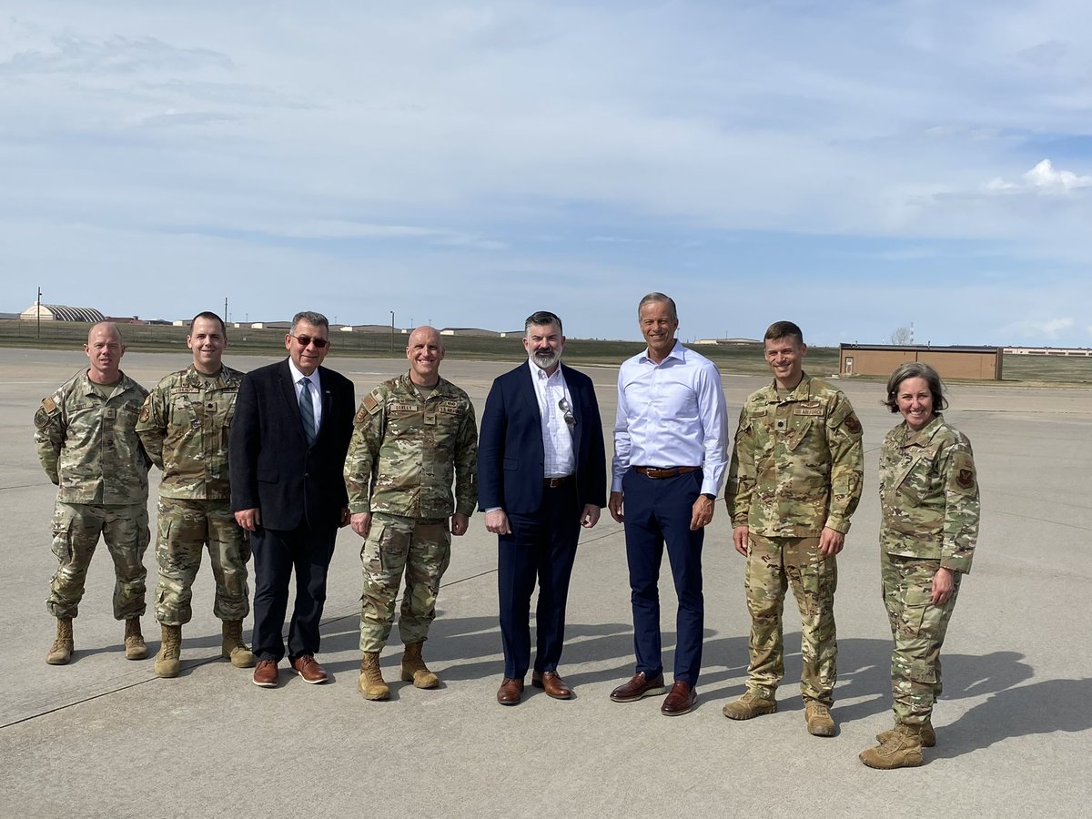 Enjoyed spending time at Ellsworth Air Force Base, meeting with airmen and leadership, and viewing the progress being made in preparation for the B-21 bombers.