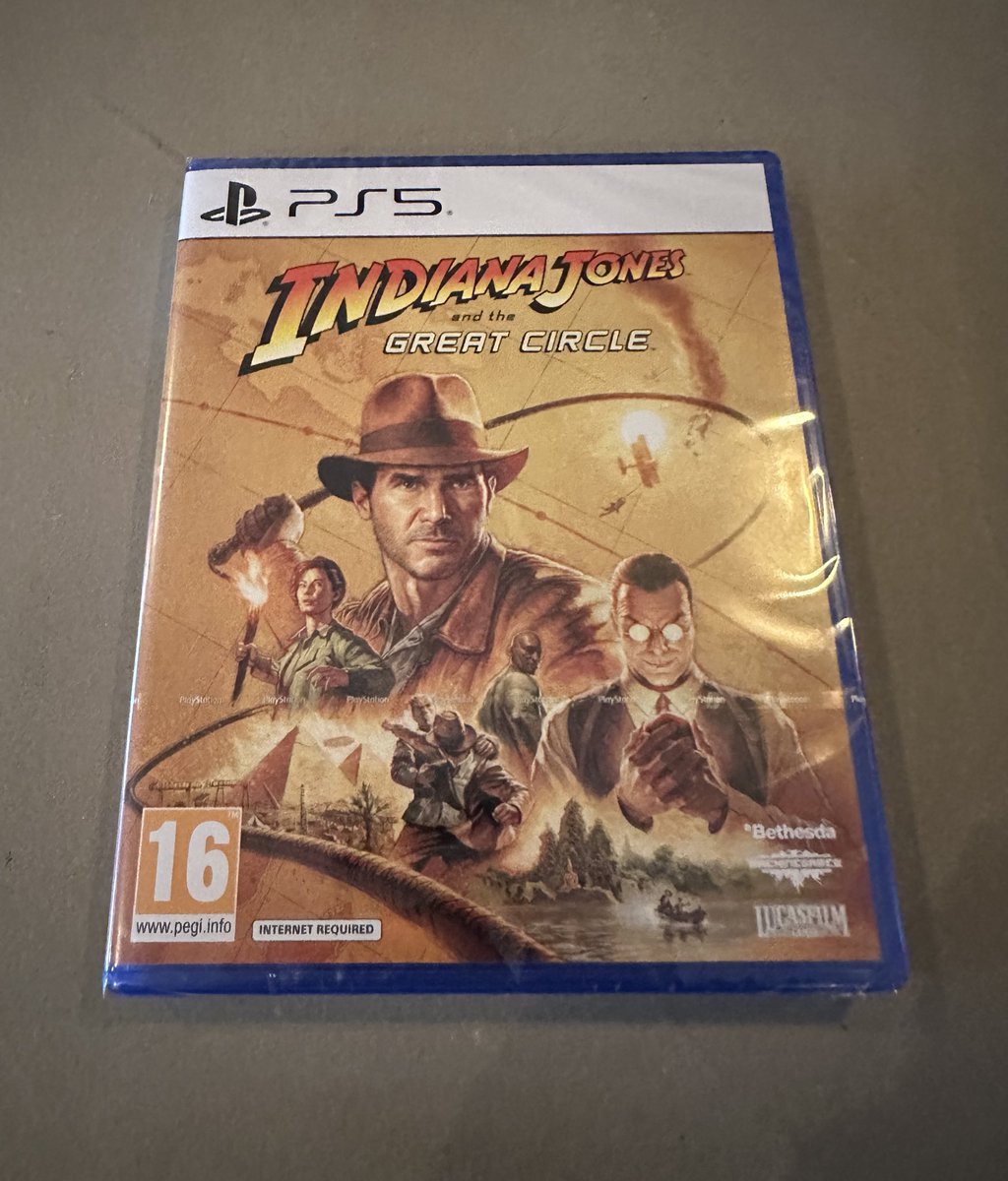 Vandaag eindelijk aan de slag met <a href="/IndianaJones/">Indiana Jones</a> and the great circle! Altijd al liefhebber geweest van de franchise, dus deze wil ik proberen.