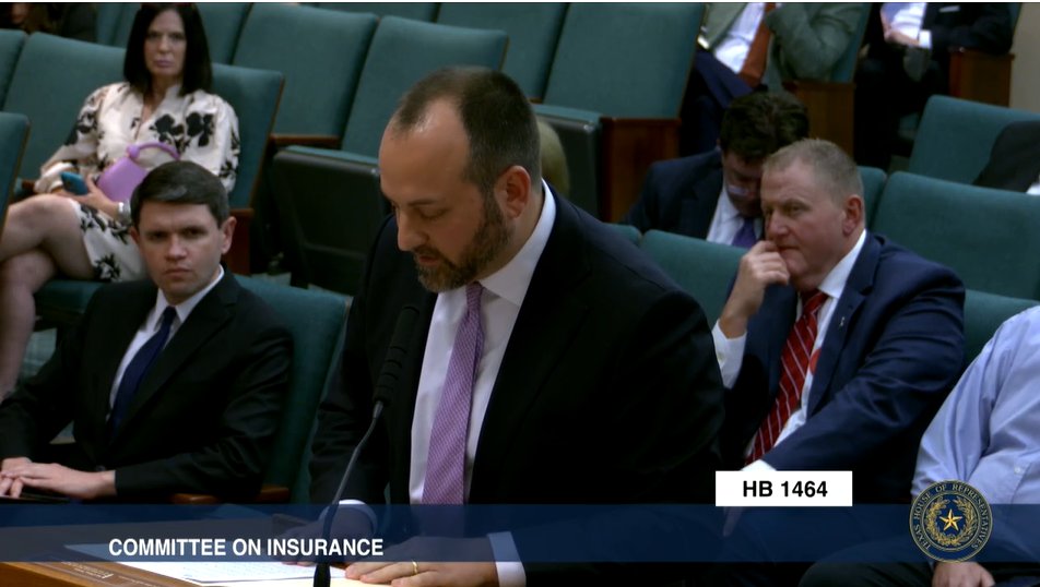 AARP Texas (@aarptx) on Twitter photo Too many Texans have a hard time affording the medicines they need. #HB1464 by <a href="/jamestalarico/">James Talarico</a> would work to lower drug prices.
<a href="/txcascio/">Charles Cascio</a> testifies in support of the bill today in the House Committee on Insurance as Rep. Talarico looks on. Too many Texans have a hard time affording the medicines they need. #HB1464 by <a href="/jamestalarico/">James Talarico</a> would work to lower drug prices.
<a href="/txcascio/">Charles Cascio</a> testifies in support of the bill today in the House Committee on Insurance as Rep. Talarico looks on.