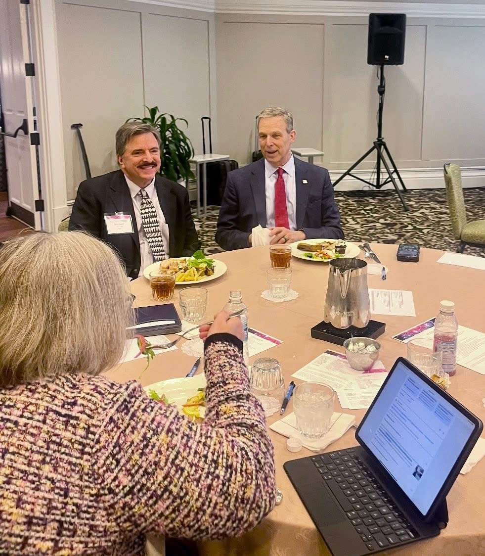 PennStateGov's tweet image. Last week, @RepScottPerry joined Penn State College of Medicine's Dean Karen Kim and Dr. Mike Bruno at the A.I. and Human Factors Conference, which discussed howthese factors can shape the future of care.