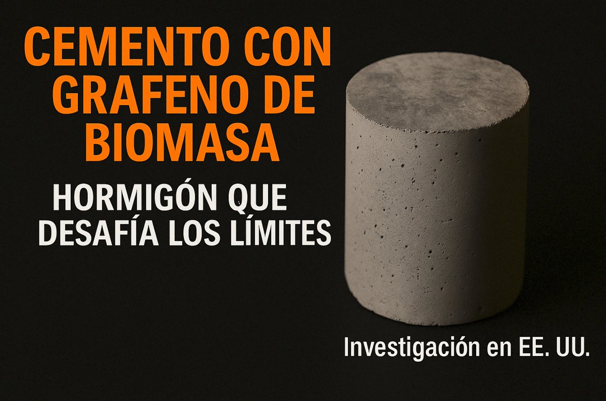 🏗️ CEMENTO CON GRAFENO DE BIOMASA: HORMIGÓN QUE DESAFÍA LOS LÍMITES

facebook.com/share/p/167EVd…