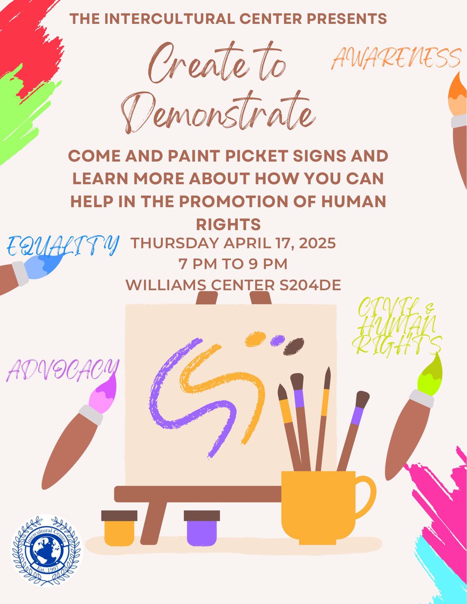 FredoniaIC's tweet photo. Tied-In Thursday Recap 👀✨
 Today: Create to Demonstrate in S204DE, Williams Center—express social justice through art 🎨✊🏾 + free food!
 Fri: Mario Kart Tournament at WillyC’s, 7 PM 🎮 Big prizes + snacks!

Let’s finish the week strong! https://t.co/Xg3ekk0LKx