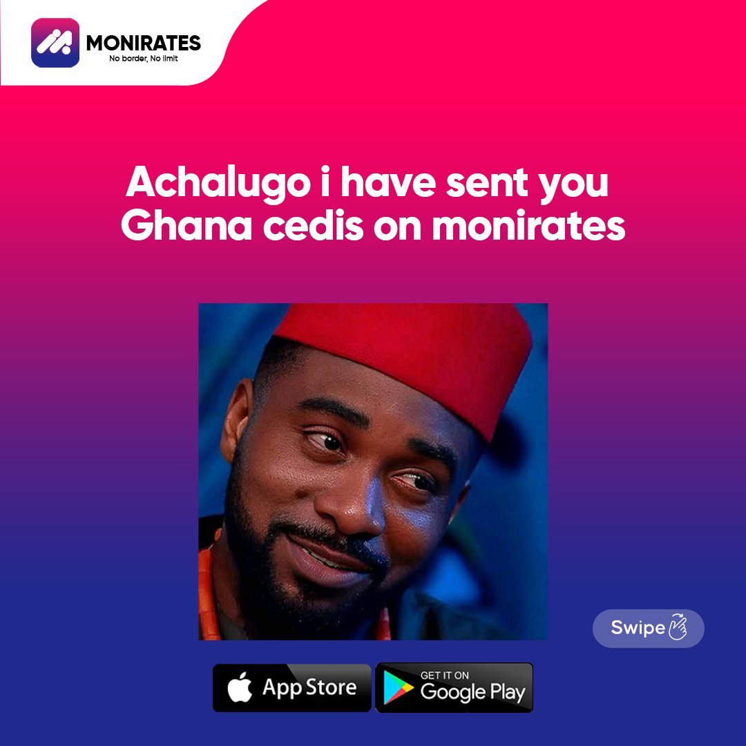 Monirates's tweet photo. Achalugo and Odogwu choose ease. 
They choose Monirates. 
Be like Achalugo and Odogwu.

#Monirates #Fintech #achalugo #odogwu #africa #Fintech #paytech #ghana #financialinclusion #FintechInnovation https://t.co/Z5ZDV6BzjS