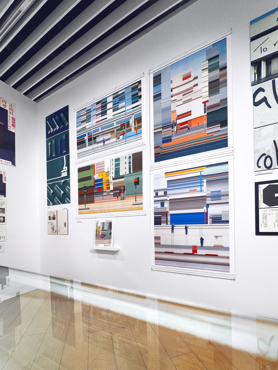repponen's tweet image. My Time Stretched series is part of the @TokyoTDC exhibition at Ginza Graphic Gallery (GGG) in Tokyo, Japan 🥰