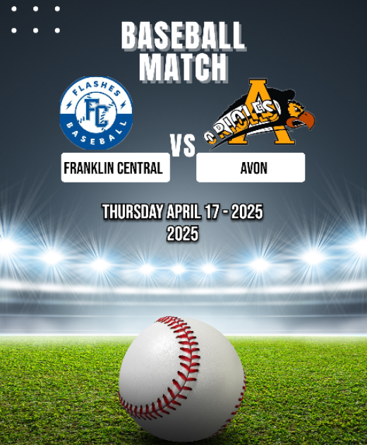 IndyStar HS_Sports (@indystarhs_) on Twitter photo 🔥⚾️ It’s Gameday‼️🔥
Franklin Central vs Avon
📺Livestream: bit.ly/7N0J79i
🗓 | Thursday april 17
🕖| 6p.
<a href="/oriole_baseball/">AHSOriolesBaseball</a> <a href="/OrioleAthletics/">Avon OrioleAthletics</a> <a href="/AAOjumprope/">Avon Aerial Orioles</a> <a href="/AHS_Orioles/">AHS Orioles</a> <a href="/Orioles_AD/">Avon High School Athletic Director</a> <a href="/FCFlashes/">Franklin Central Athletics</a> <a href="/FTCSCFCHS/">Franklin Central High School</a> <a href="/AHS_Orioles/">AHS Orioles</a> <a href="/JoshMcAce/">Josh McIntyre</a> <a href="/fightingirish50/">Steve Yaros</a> <a href="/AHSAsstAD24/">Avon High School Asst. AD</a> 🔥⚾️ It’s Gameday‼️🔥
Franklin Central vs Avon
📺Livestream: bit.ly/7N0J79i
🗓 | Thursday april 17
🕖| 6p.
<a href="/oriole_baseball/">AHSOriolesBaseball</a> <a href="/OrioleAthletics/">Avon OrioleAthletics</a> <a href="/AAOjumprope/">Avon Aerial Orioles</a> <a href="/AHS_Orioles/">AHS Orioles</a> <a href="/Orioles_AD/">Avon High School Athletic Director</a> <a href="/FCFlashes/">Franklin Central Athletics</a> <a href="/FTCSCFCHS/">Franklin Central High School</a> <a href="/AHS_Orioles/">AHS Orioles</a> <a href="/JoshMcAce/">Josh McIntyre</a> <a href="/fightingirish50/">Steve Yaros</a> <a href="/AHSAsstAD24/">Avon High School Asst. AD</a>