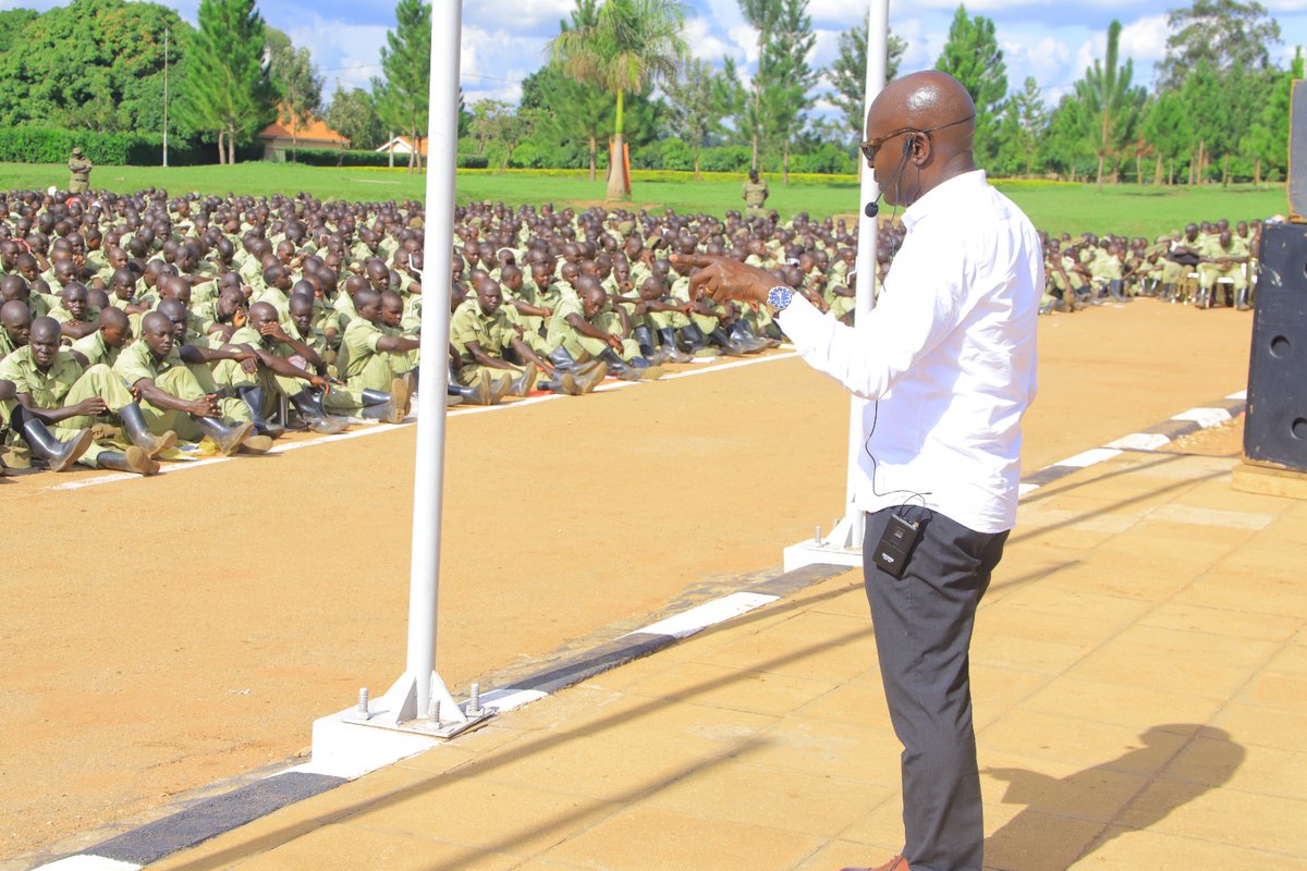 The Electoral Commission - Uganda (@ugandaec) on Twitter photo EC Chairperson, Justice Byabakama Mugenyi Simon, today delivered a lecture to Probationer Police Constables currently undergoing an initial training course at the <a href="/PoliceUg/">Uganda Police Force</a> Training School, Kabalye, in Masindi District, on their roles in the electoral process. He emphasized that EC Chairperson, Justice Byabakama Mugenyi Simon, today delivered a lecture to Probationer Police Constables currently undergoing an initial training course at the <a href="/PoliceUg/">Uganda Police Force</a> Training School, Kabalye, in Masindi District, on their roles in the electoral process. He emphasized that