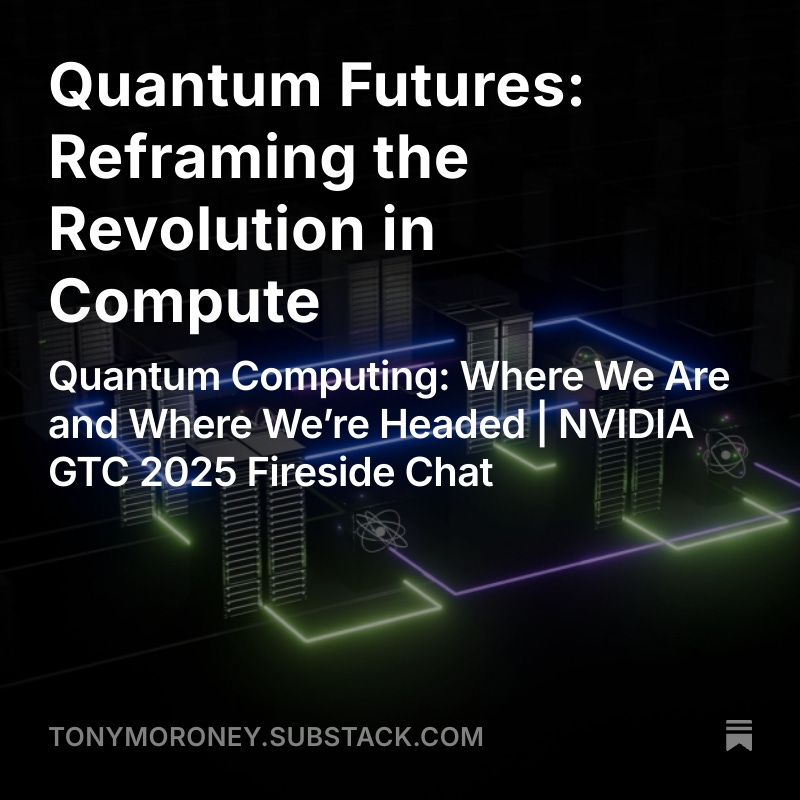 Tony Moroney (@betamoroney) on Twitter photo Rather than thinking of #quantum as a faster computer, what if we viewed it as a new scientific instrument—a computational microscope designed to solve problems that classical and #AI systems simply cannot?
#Nvidia #digitaltransformation <a href="/IanLJones98/">Ian Jones</a> <a href="/Shi4Tech/">💙 #TechForGood 💙</a> <a href="/lyakovet/">Irene at SaugaTalks🎧🎙</a> Rather than thinking of #quantum as a faster computer, what if we viewed it as a new scientific instrument—a computational microscope designed to solve problems that classical and #AI systems simply cannot?
#Nvidia #digitaltransformation <a href="/IanLJones98/">Ian Jones</a> <a href="/Shi4Tech/">💙 #TechForGood 💙</a> <a href="/lyakovet/">Irene at SaugaTalks🎧🎙</a>