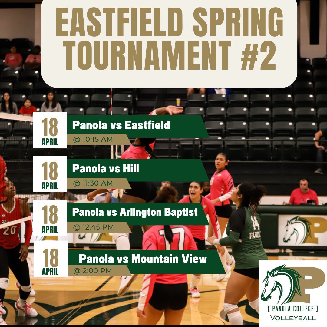 Panola College VB tweet media