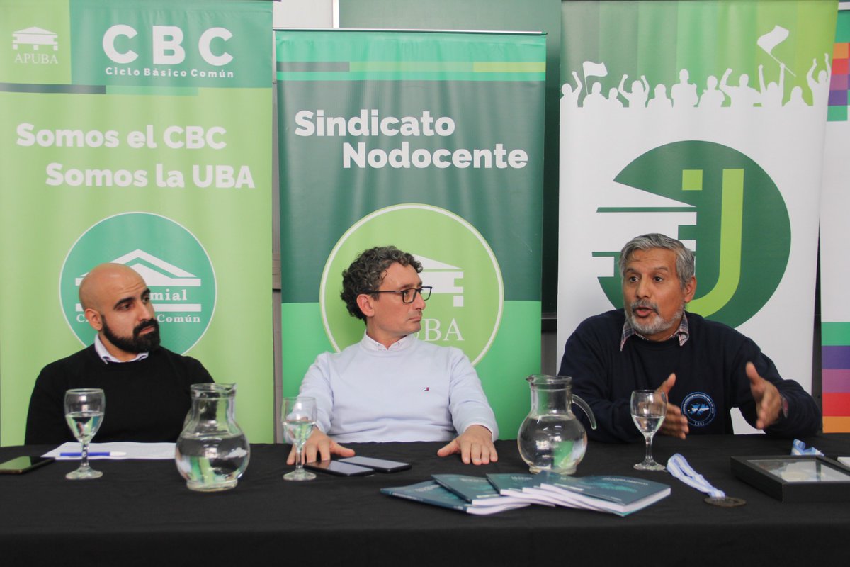 APUBA's tweet image. CONVERSATORIO SOBRE MALVINAS

“Las Malvinas son Argentinas”, fue el título del conversatorio realizado en el día de ayer, en la sede del CBC de Ramos Mejía, que invitó a ejercitar la memoria como mecanismo de construcción colectiva para tratar este tema tan sensible para las…