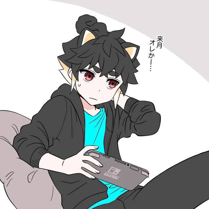 まだ眉毛がマロだった頃の黒 