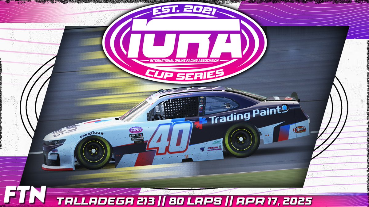IORA (@iorairacing) on Twitter photo It’s Talladega baby! The wildcard race of the season comes just after the halfway point. So far we’ve had 7 different winners in 7 races. Does the trend continue? Find out live at 7:30 for the Casino Parking Lot Nation 213 on <a href="/FTNBroadcasting/">FTN Broadcasting</a>!
youtube.com/live/gjSEamxXq… It’s Talladega baby! The wildcard race of the season comes just after the halfway point. So far we’ve had 7 different winners in 7 races. Does the trend continue? Find out live at 7:30 for the Casino Parking Lot Nation 213 on <a href="/FTNBroadcasting/">FTN Broadcasting</a>!
youtube.com/live/gjSEamxXq…