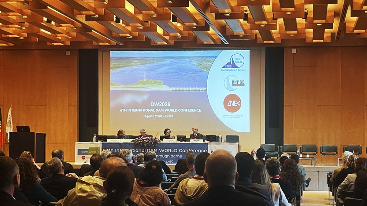 It was an incredible experience being part of the Canadian delegation at the 5th International Dam World Conference (DW2025) in Lisbon! #DW2025 #DamSafety