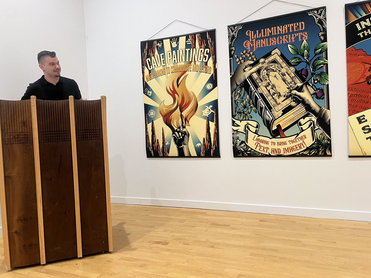 JoshHughes___'s tweet image. Just had the wonderful experience of being on the board for @CRSharpeDesign and his Mentor for his BFA in Graphic Design Thesis from @pnca.

Great work Chase and CONGRATS ON PASSING!!!