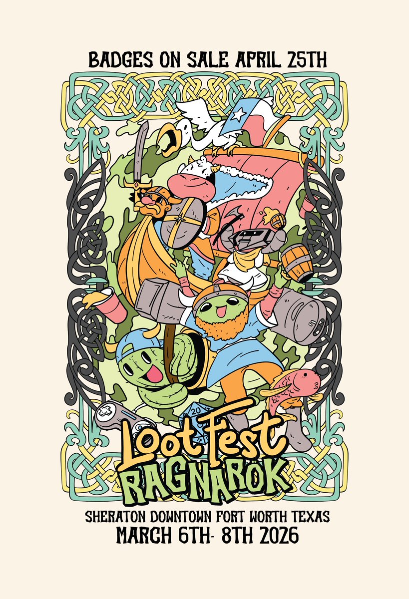 To Valhalla and BEYOND! 🍻 LootFest 2026 declares war in March! Embrace the Viking spirit as Ragnarok arrives! Prepare for epic loot and legendary battles! 🏹 #LootFest2026 #MarchToWar
