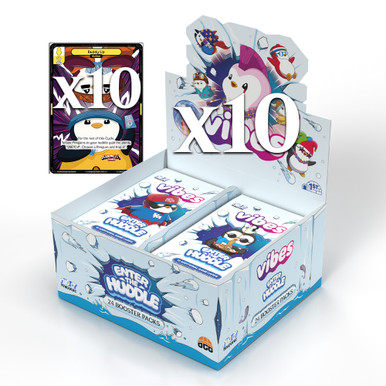 🐧"Buddy Up" with the massively popular Pudgy Penguins in Vibes’ premiere TCG set! 

Promo offer:
😮 Booster Box👉1x Buddy Up promo 
🤯 Booster Case (10x booster boxes)👉10x Buddy Up promos

Order now! #vibestcg
starcitygames.com/vibes