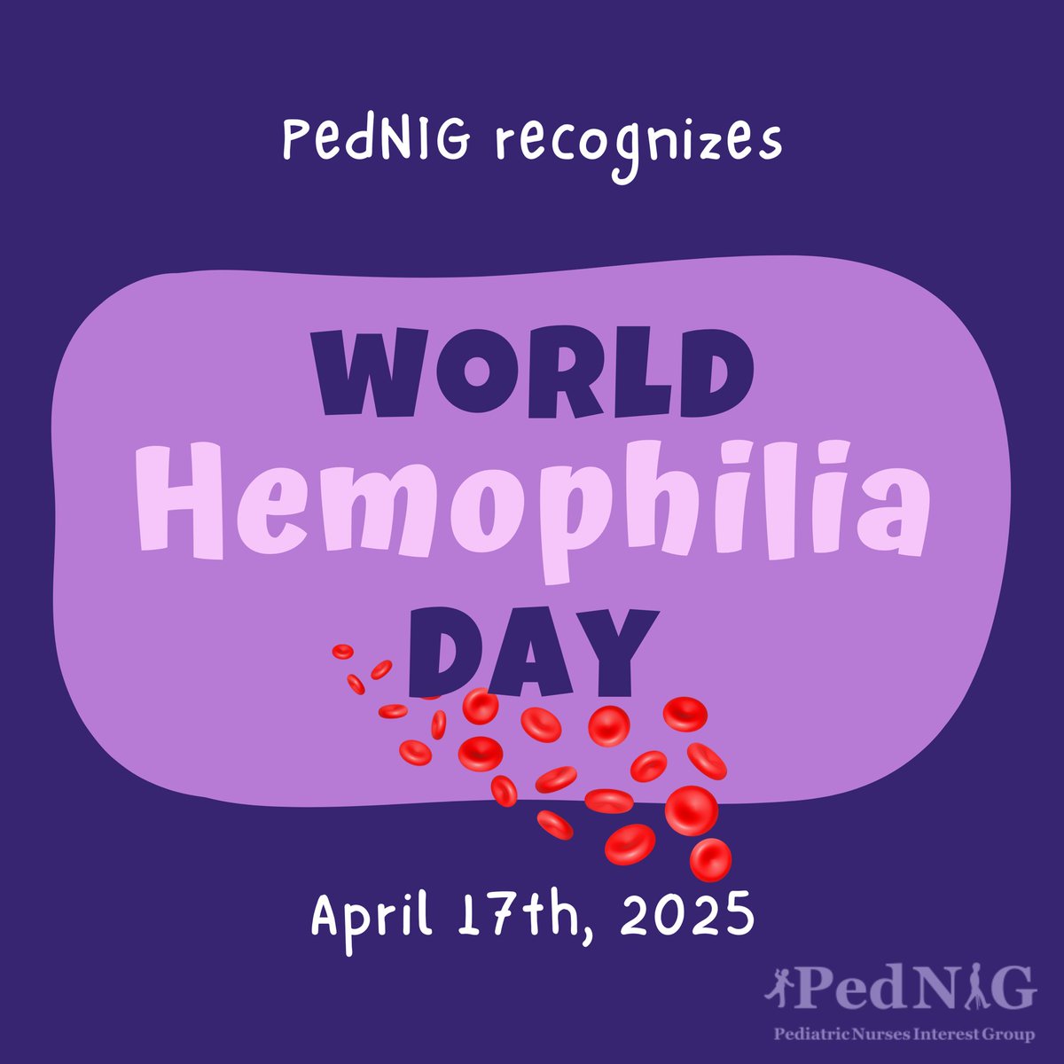 🌟 Today is World Hemophilia Day 🌟

Read the full caption here: instagram.com/p/DIjf1_iOC34/…

#PediatricNurses #PediatricNursing #RNAO #RegisteredNursesOfOntario #PedNIG #WorldHemophiliaDay #HemophiliaAwareness #BleedingDisorders