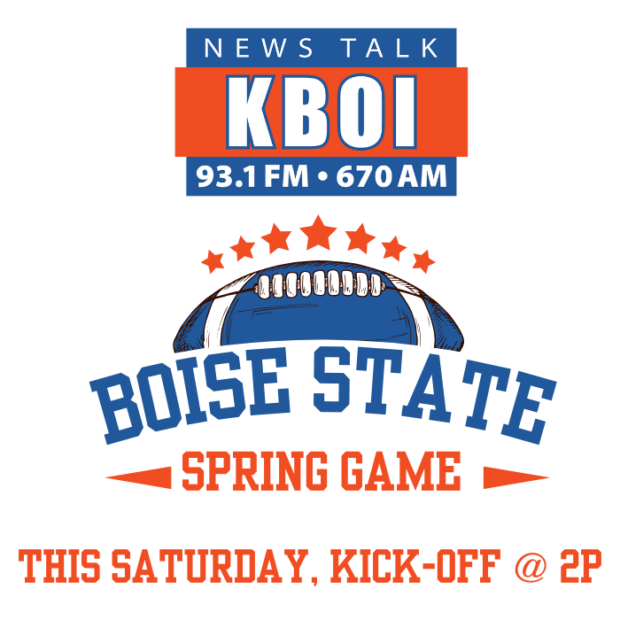 KBOIRadio's tweet photo. The Boise State Football Spring Game is on air this Saturday! Tune in to hear all the action - Kick off @ 2pm! https://t.co/mo2Ie4V63Z
