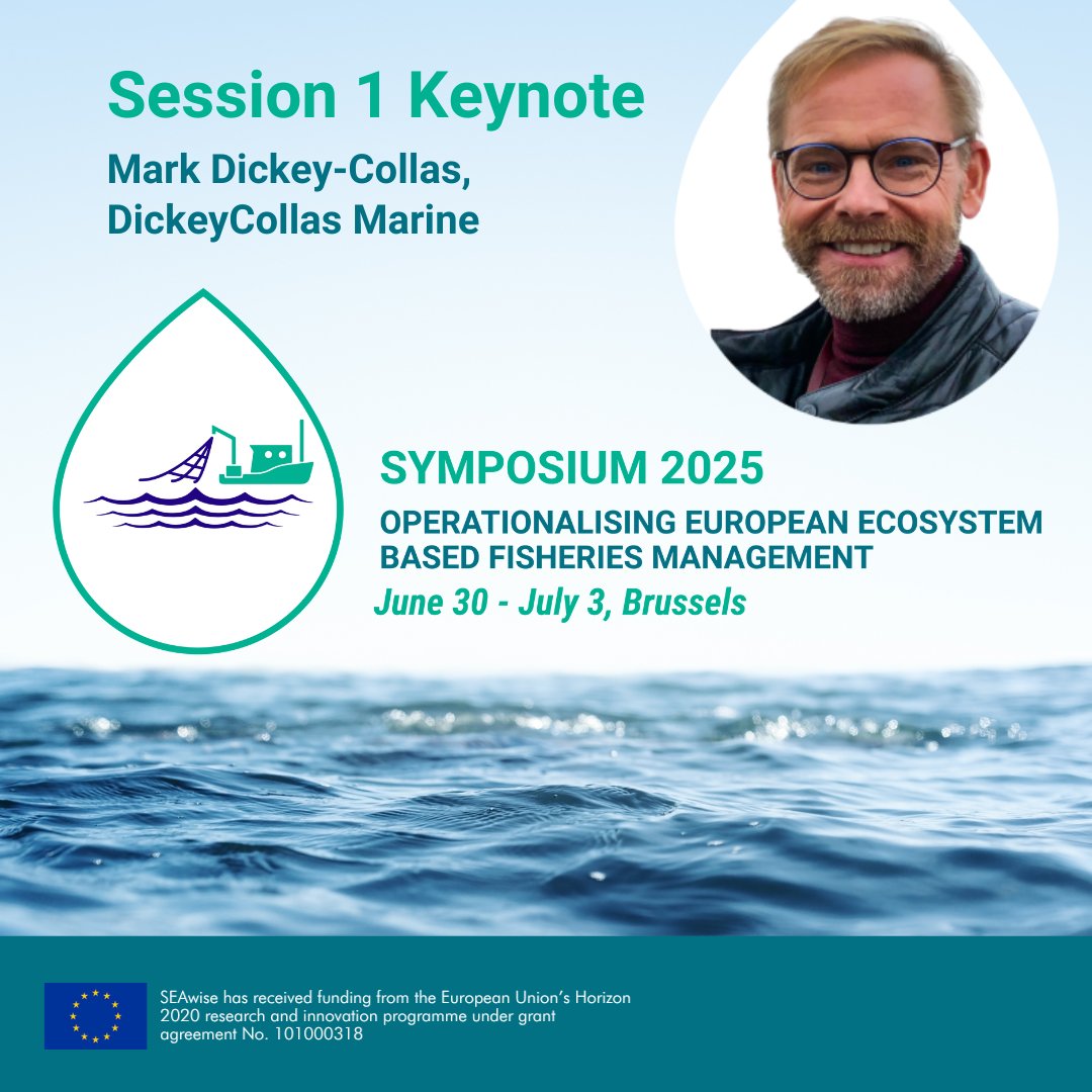 SEAwise (@seawiseproject) on Twitter photo Our symposium opening keynote speaker is #marinescience consultant & former chair of ICES ACOM, <a href="/DickeyCollas/">Mark Dickey-Collas 🏳️🌈</a>. He will lead our first session answering: Why do we need a new & more operational #EBFM & what are the advice barriers stopping us? loom.ly/I97HV5c Our symposium opening keynote speaker is #marinescience consultant & former chair of ICES ACOM, <a href="/DickeyCollas/">Mark Dickey-Collas 🏳️🌈</a>. He will lead our first session answering: Why do we need a new & more operational #EBFM & what are the advice barriers stopping us? loom.ly/I97HV5c