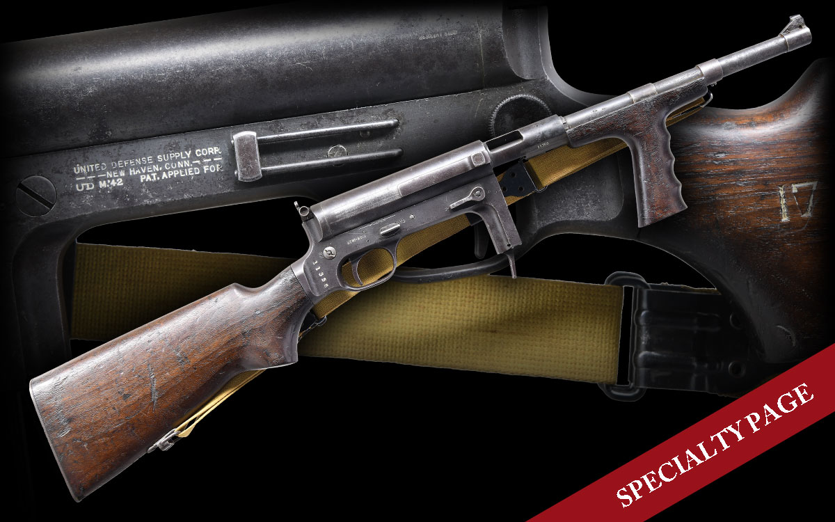 PoulinAuctions's tweet photo. Today's highlight is a Very Rare United Defense Marlin UD M42 Submachine Gun. Pre 86 Dealer Sample (Keeper)! For this item's full description &amp; additional images, visit https://t.co/BsDwIkv7NZ https://t.co/74RGNfRrhP