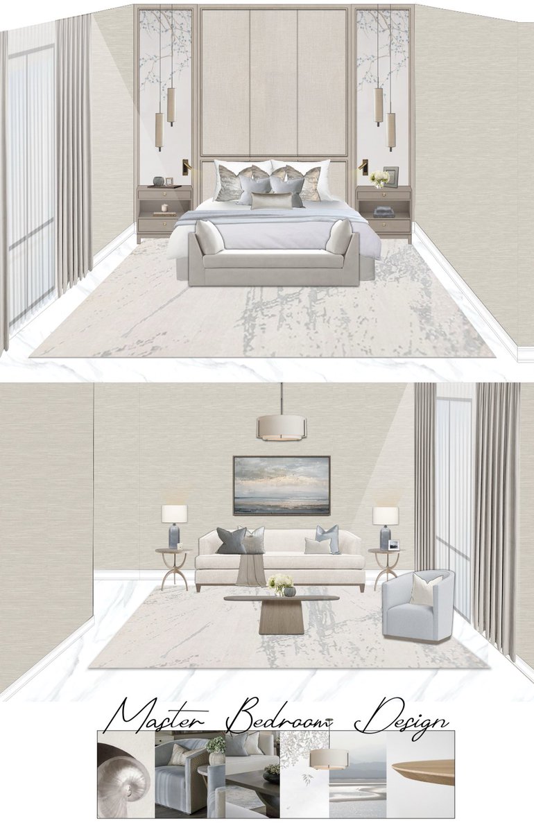 من تصاميمنا الاخيره لمنطقة الماستر ☁️🤍