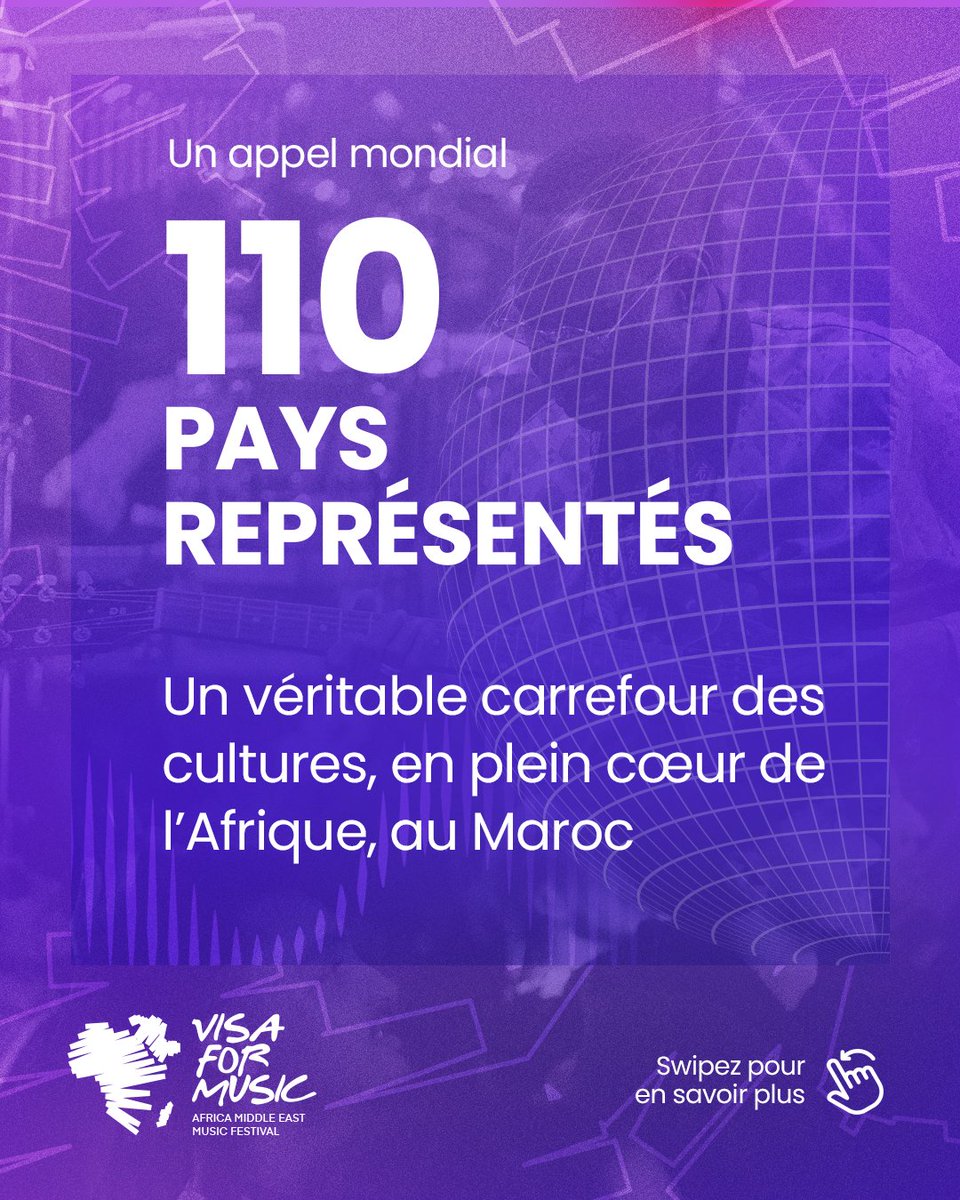 VisaForMusic's tweet photo. 1136 projets. 110 pays. Une seule scène : Visa For Music 2025. Merci à tous les artistes qui ont répondu à notre appel avec avec passion, audace et émotion. 🎶🔥
Une fois de plus, vous prouvez que la musique n’a pas de frontières, seulement des connexions. 
#VisaForMusic #VFM2025 https://t.co/pjktQ1xWNi