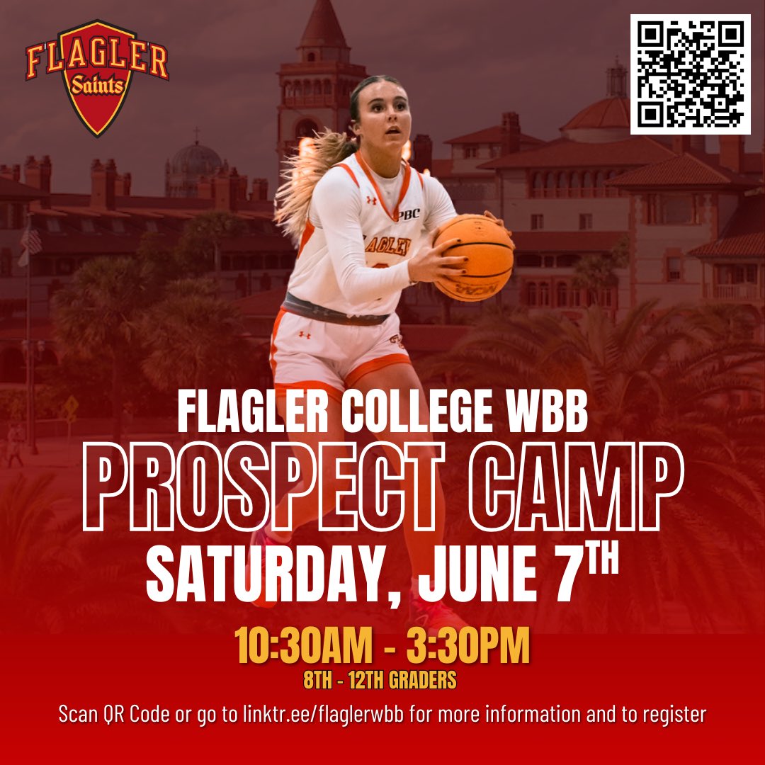 You want to attend camp on June 7th so that you can get on our radar and we can track you throughout the AAU season! Only 60 spots available! It’s our biggest recruiting event! Looking for future saints! 
Registration Link: forms.office.com/r/ZPwz4evGR4