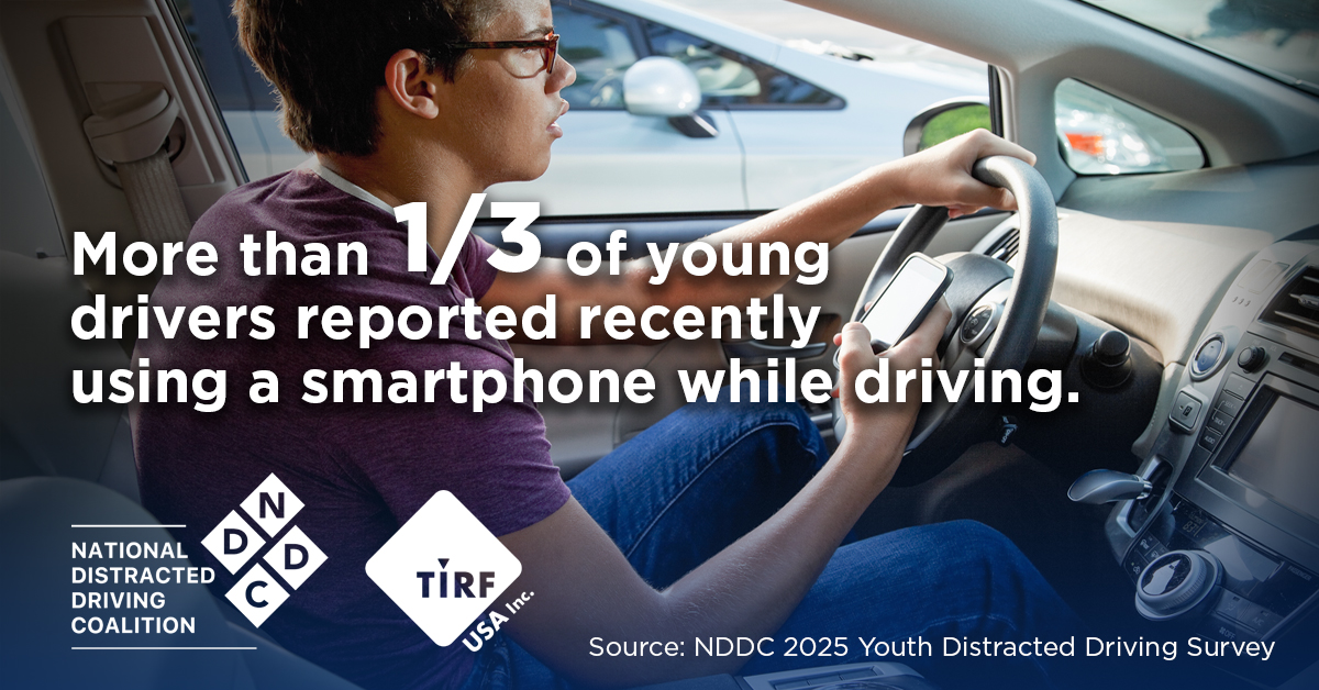 New research out today from NDDC and <a href="/TIRFUSAINC/">TIRF USA Inc</a> offers fresh insight into how the youngest drivers on our roads are interacting with technology behind the wheel. Learn more: usnddc.org/many-teens-ove…
Thanks to <a href="/StateFarm/">State Farm</a> for supporting this research