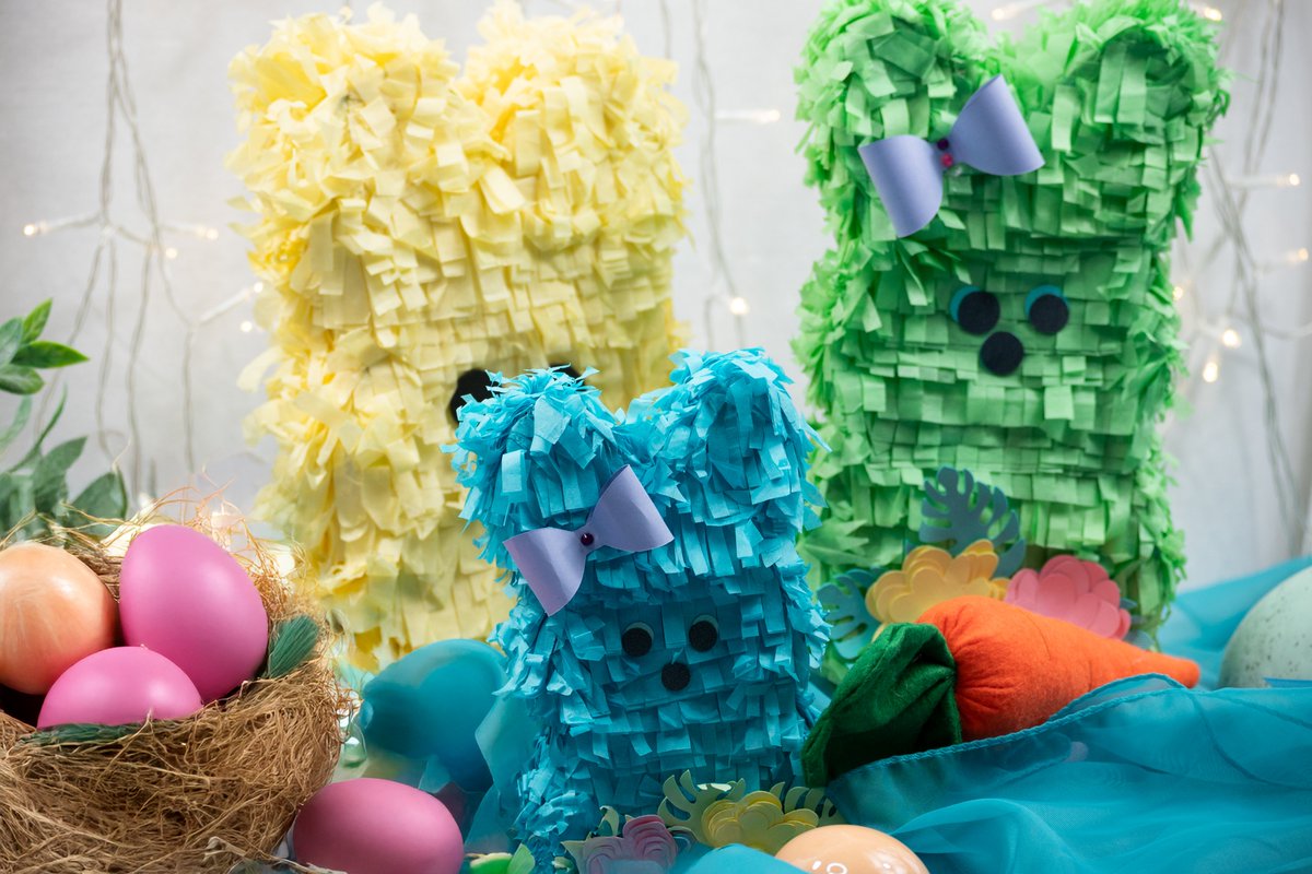 DIY, mini piñtas for Easter! and its FREE ko-fi.com/s/3d7aa50ed5  #Easter2025 #freeDIY