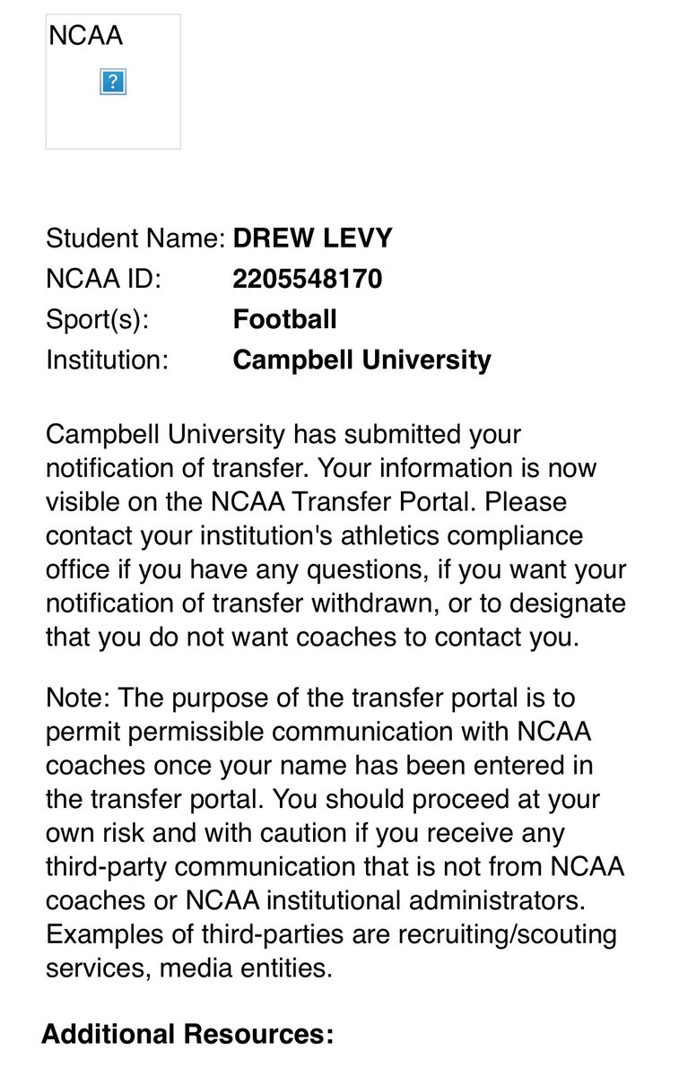 Officially in the portal! D1-FCS transfer, 4+ years of eligibility, 2 time first team All-State Punter selection. HS stats- 44.7 yard average, 24 career field goals long of 49. Ready to compete!