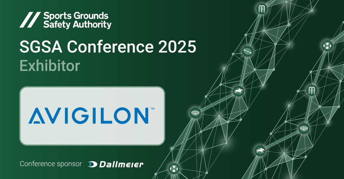 Sports Grounds Safety Authority (@sgsa_uk) on Twitter photo This year we welcome <a href="/Avigilon/">Avigilon, a Motorola Solutions Company</a> to the SGSA Conference exhibition space!
Avigilon provide video security and access control solutions with innovative technologies.
Find out more: avigilon.com
#SGSAConf This year we welcome <a href="/Avigilon/">Avigilon, a Motorola Solutions Company</a> to the SGSA Conference exhibition space!
Avigilon provide video security and access control solutions with innovative technologies.
Find out more: avigilon.com
#SGSAConf