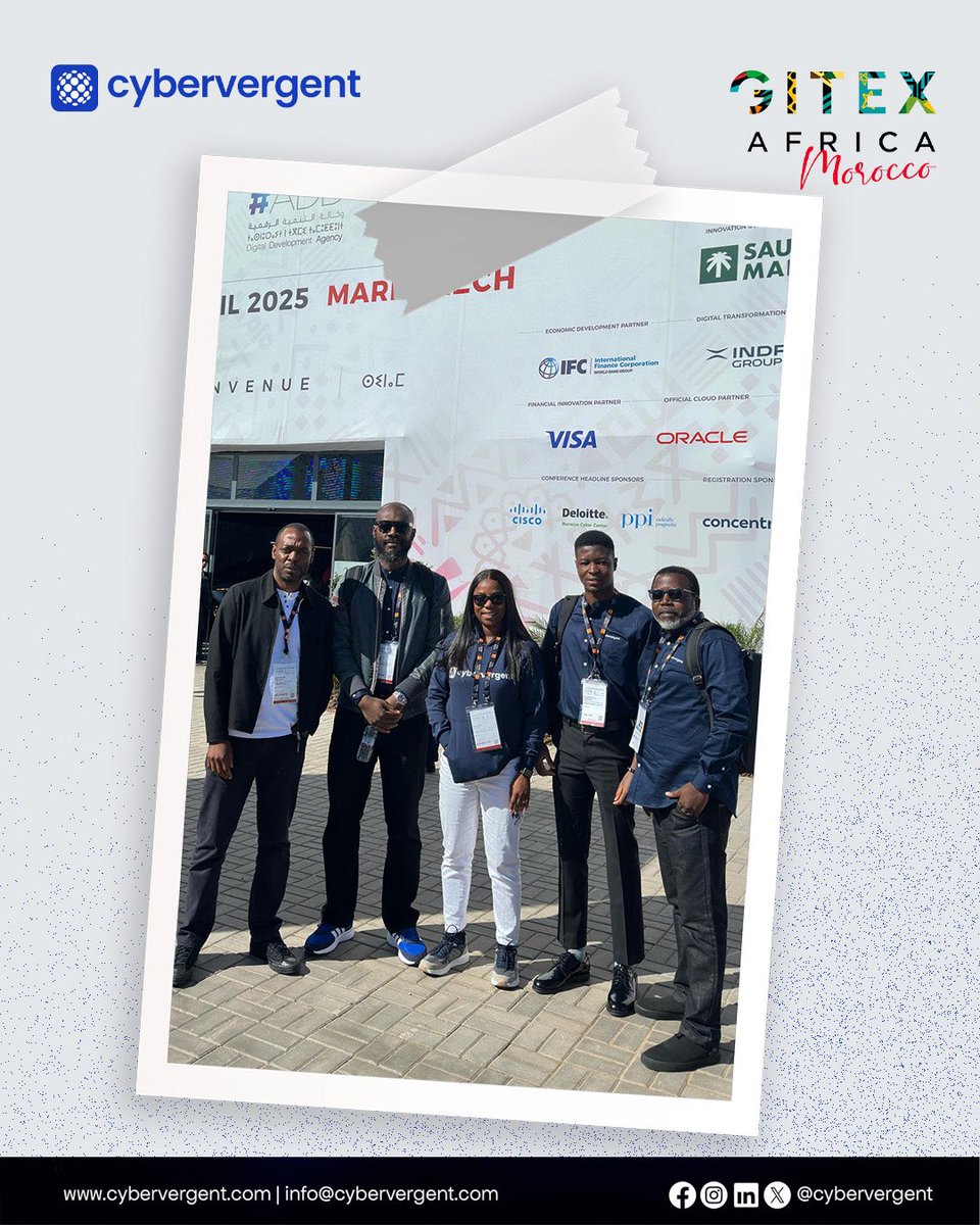 cybervergent's tweet image. At @GITEXAfrica, we joined some of the continent’s brightest minds to engage, exchange, and envision what’s next.

GITEX reminds us that the future of technology isn’t built in silos, it’s built in platforms like this. Beyond the networking and tech showcases, it’s about shaping
