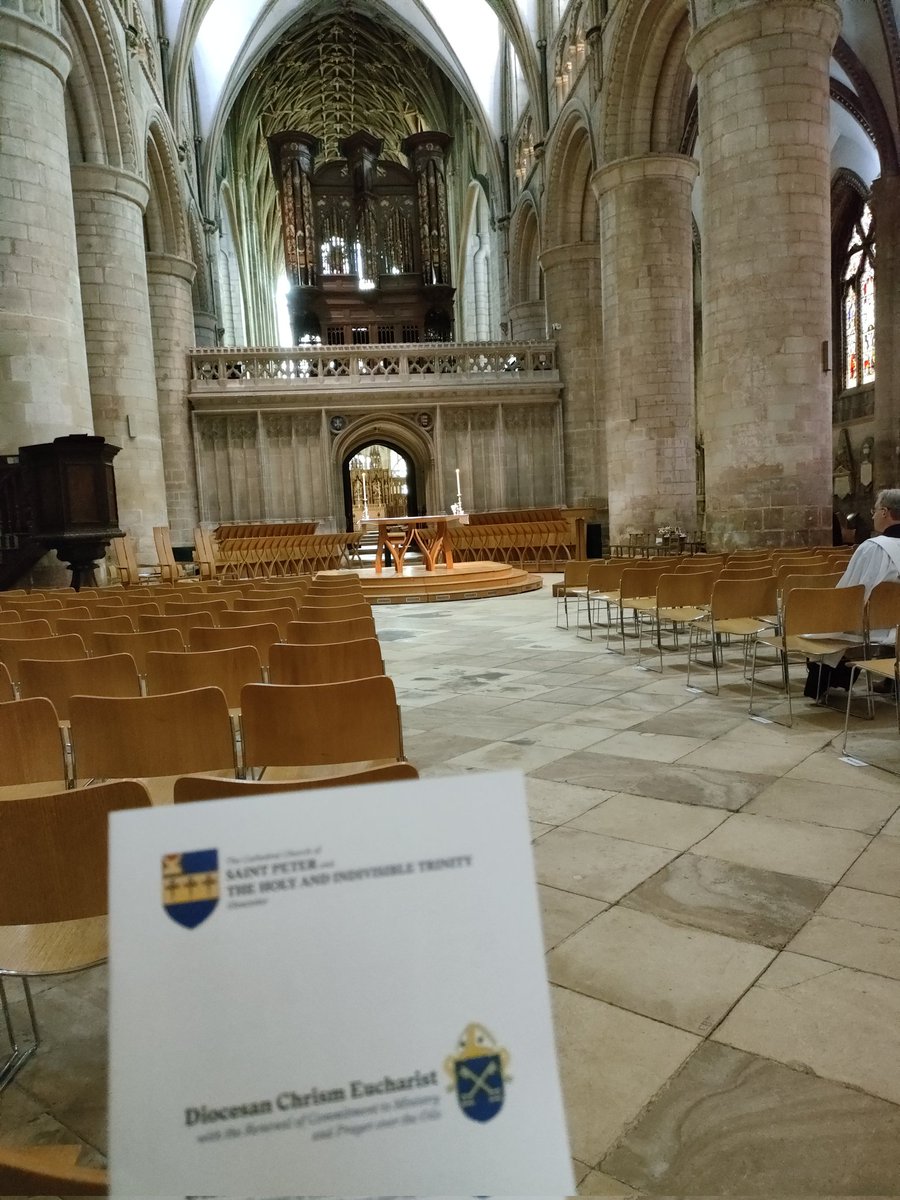 Sharon ๐๏ธ ๐ป ๐งก (@sharonbishopslt) on Twitter photo The start of my holiday was not as planned, thanks to a chest infection. But I managed to make it to the #Chrism service at <a href="/GlosCathedral/">Gloucester Cathedral</a> today. I'm now hoping my energy stays high enough to join in services over the rest of this special weekend.
#Easter #MaundyThursday The start of my holiday was not as planned, thanks to a chest infection. But I managed to make it to the #Chrism service at <a href="/GlosCathedral/">Gloucester Cathedral</a> today. I'm now hoping my energy stays high enough to join in services over the rest of this special weekend.
#Easter #MaundyThursday
