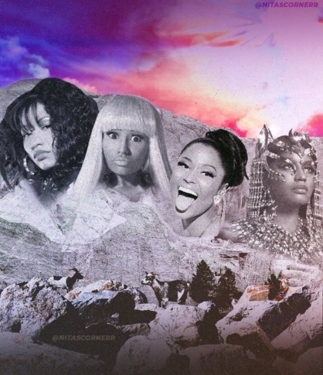 female rap Mount Rushmore 🐐