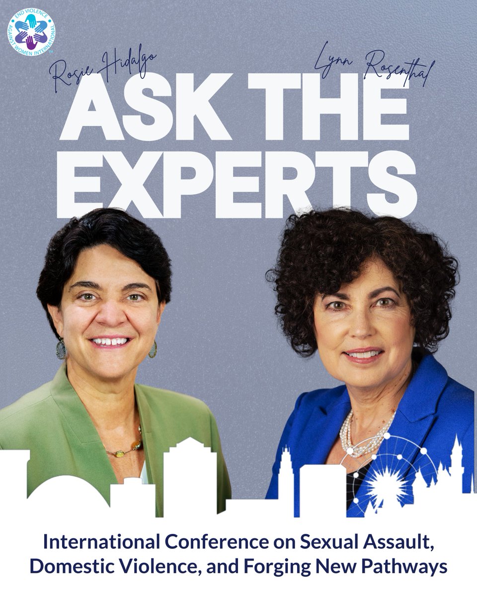 What does the future of preventing and addressing domestic violence, sexual assault, and stalking look like?

Join Rosie Hidalgo and Lynn Rosenthal for an interactive conversation at #EVAWI25.

web.cvent.com/.../eaff7760-d…