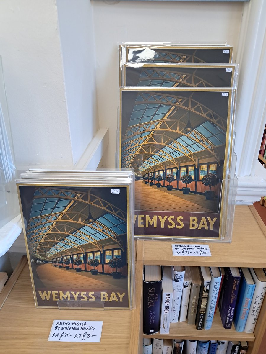 Discover Inverclyde (@discinverclyde) on Twitter photo New retro travel posters by local photographer/artist <a href="/StephenAHenry/">Mr H</a> now available in the <a href="/OfWemyss/">Friends of Wemyss Bay Station</a> bookshop.
<a href="/VisitScotland/">VisitScotland</a> | <a href="/Scotland/">Brand Scotland 🏴</a>
#DiscoverInverclyde #WemyssBay #Scotland #ScotlandIsCalling New retro travel posters by local photographer/artist <a href="/StephenAHenry/">Mr H</a> now available in the <a href="/OfWemyss/">Friends of Wemyss Bay Station</a> bookshop.
<a href="/VisitScotland/">VisitScotland</a> | <a href="/Scotland/">Brand Scotland 🏴</a>
#DiscoverInverclyde #WemyssBay #Scotland #ScotlandIsCalling