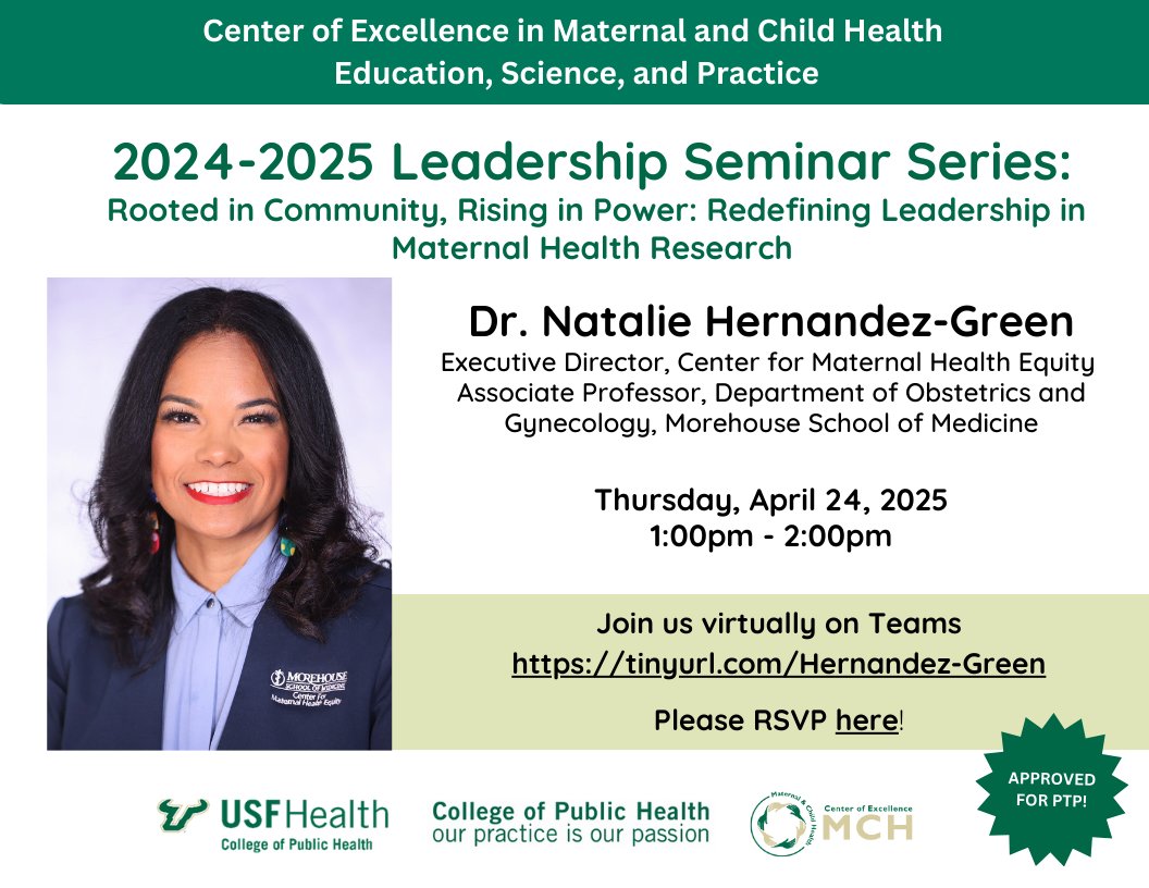USF Center of Excellence MCH tweet media