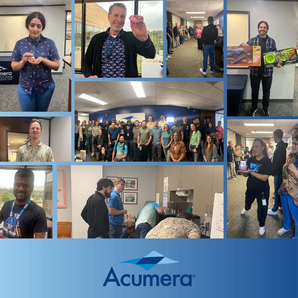 Surprise breakfast tacos + a little team building = the perfect way to start the day. Grateful to work with people who show up for each other, have fun, and deliver results. 
#Acumera #TeamCulture #LifeAtAcumera #GratefulAtWork