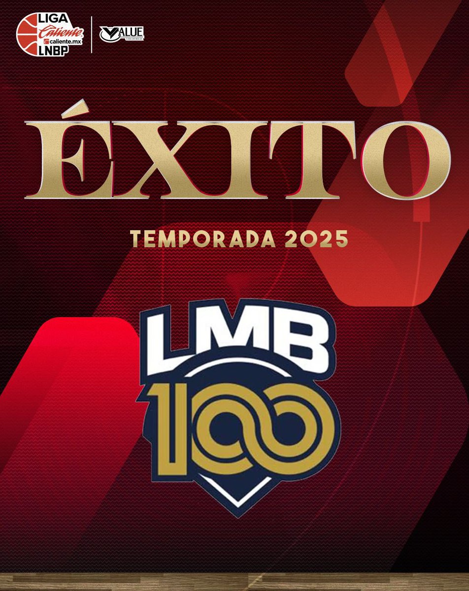 Liga Caliente.mx LNBP (@lnbpoficial) on Twitter photo Éxito en la Temporada 2025 <a href="/LigaMexBeis/">Liga Mexicana de Beisbol</a> ⚾️
Liga Caliente.mx LNBP 🔥 🏀
<a href="/calientesports/">Caliente Sports</a> @puntochg @valuegf <a href="/CajaMexicana/">Caja Popular Mexicana</a> <a href="/VoitMexico/">Voit México</a> Éxito en la Temporada 2025 <a href="/LigaMexBeis/">Liga Mexicana de Beisbol</a> ⚾️
Liga Caliente.mx LNBP 🔥 🏀
<a href="/calientesports/">Caliente Sports</a> @puntochg @valuegf <a href="/CajaMexicana/">Caja Popular Mexicana</a> <a href="/VoitMexico/">Voit México</a>