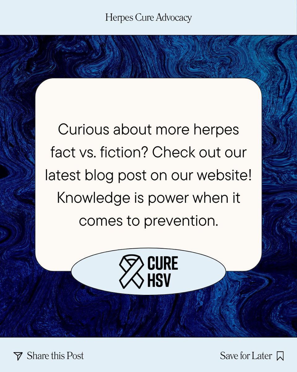 HerpesAdvocate's tweet image. Sorting herpes facts from fiction online can be tough—we’re here to help. This #STIAwarenessWeek, get real info that cuts through the noise. Knowledge fights stigma &amp;amp; helps with prevention.

#HerpesFacts #SexualHealth #CureHSV #EndHerpes #SilentNoMore