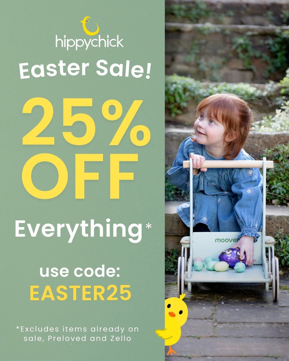 🐣 Hop into Easter with 25% OFF!
Whether you're preparing for those April showers with our award winning waterproofs, hunting for fun Easter gifts, or stocking up on parenting must haves, we've got you covered.

Use code EASTER25 at checkout 🛒