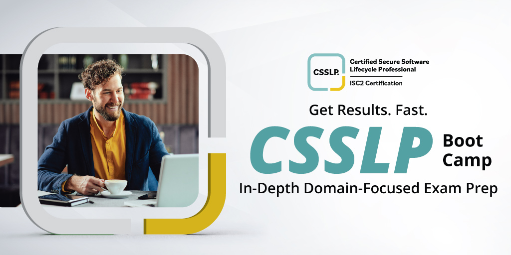 ISC2's tweet image. New! Adaptive-learning Official ISC2 #CSSLP Online Self-Paced training. Personalized exam prep customized to your needs. 
Learn more:  ow.ly/tIgf50VxEp1
#CSSLPTraining #CybersecurityCertification #SoftwareSecurity
