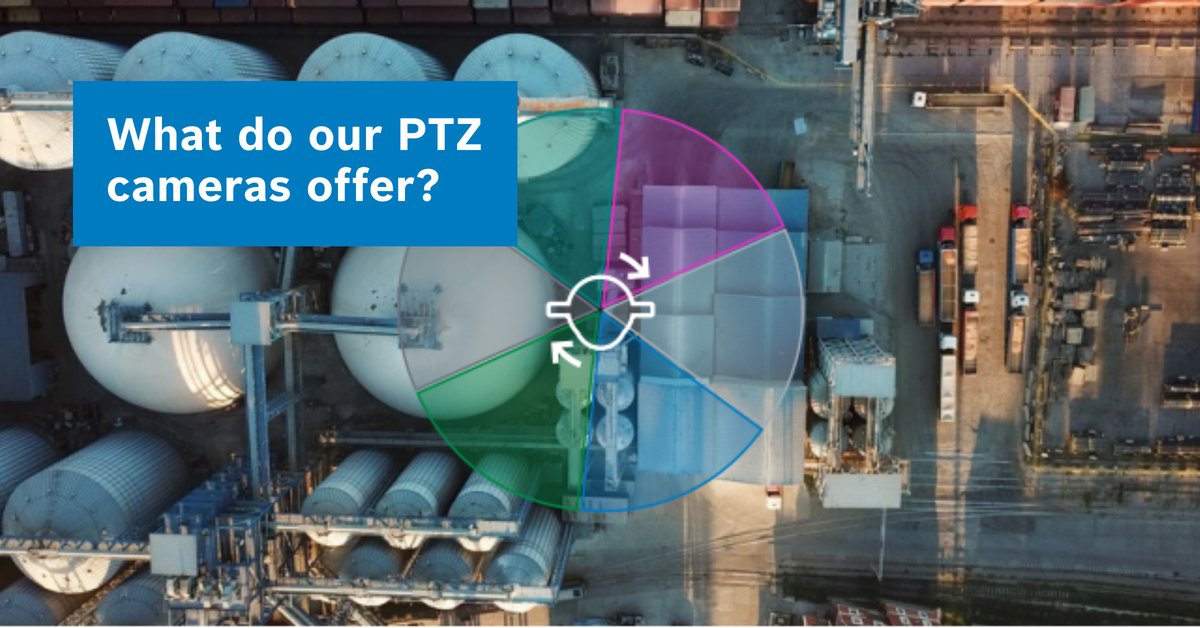 Our PTZ cameras offer:
•Wide-area coverage
•High-quality, low light imaging 
•Zoom for identifying objects, vehicles, and people
Ideal for large areas like traffic, construction sites, and supporting law enforcement bit.ly/3G7y62K #powertopredict #safetyandsecurity