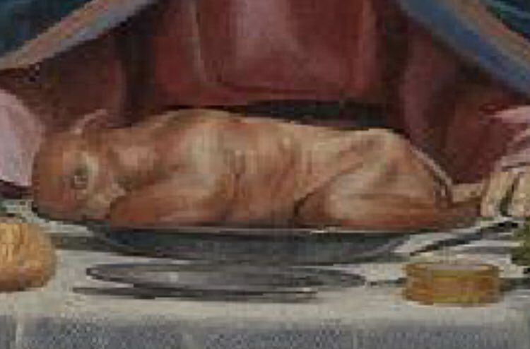 Bracesco2023's tweet photo. El Gobierno de Argentina puso un demonio en la mesa de la Última Cena de Jesucristo.

Una ofensa nunca antes vista de un mandato pro-sionista hacia el cristianismo. https://t.co/Kiy043z8Bn