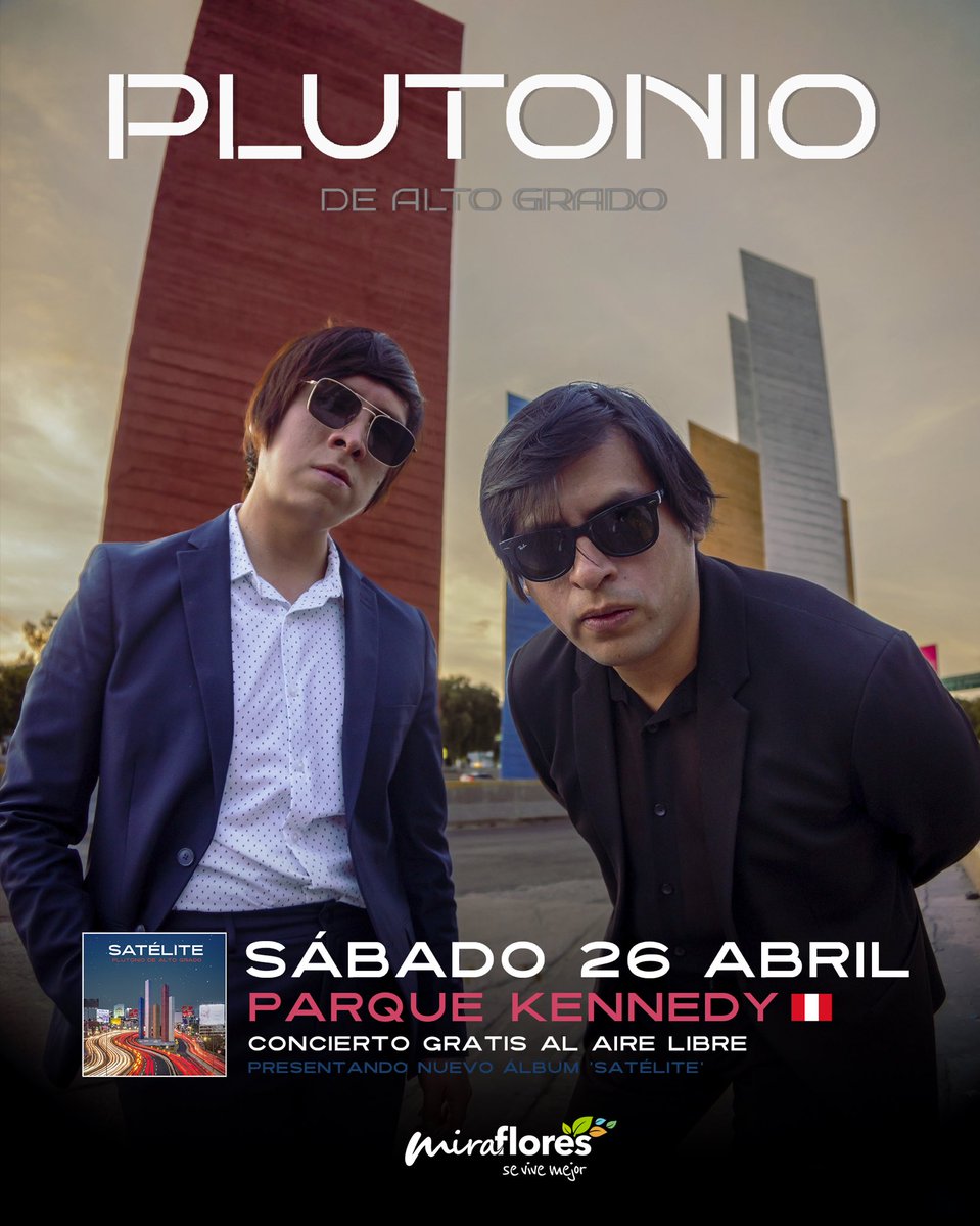 ¡Lo nuevo del rock peruano en vivo desde Parque Kennedy, gratis al aire libre este Sábado 26 de Abril! 💚🇵🇪 #Miraflores <a href="/MuniMiraflores/">Muni de Miraflores</a>