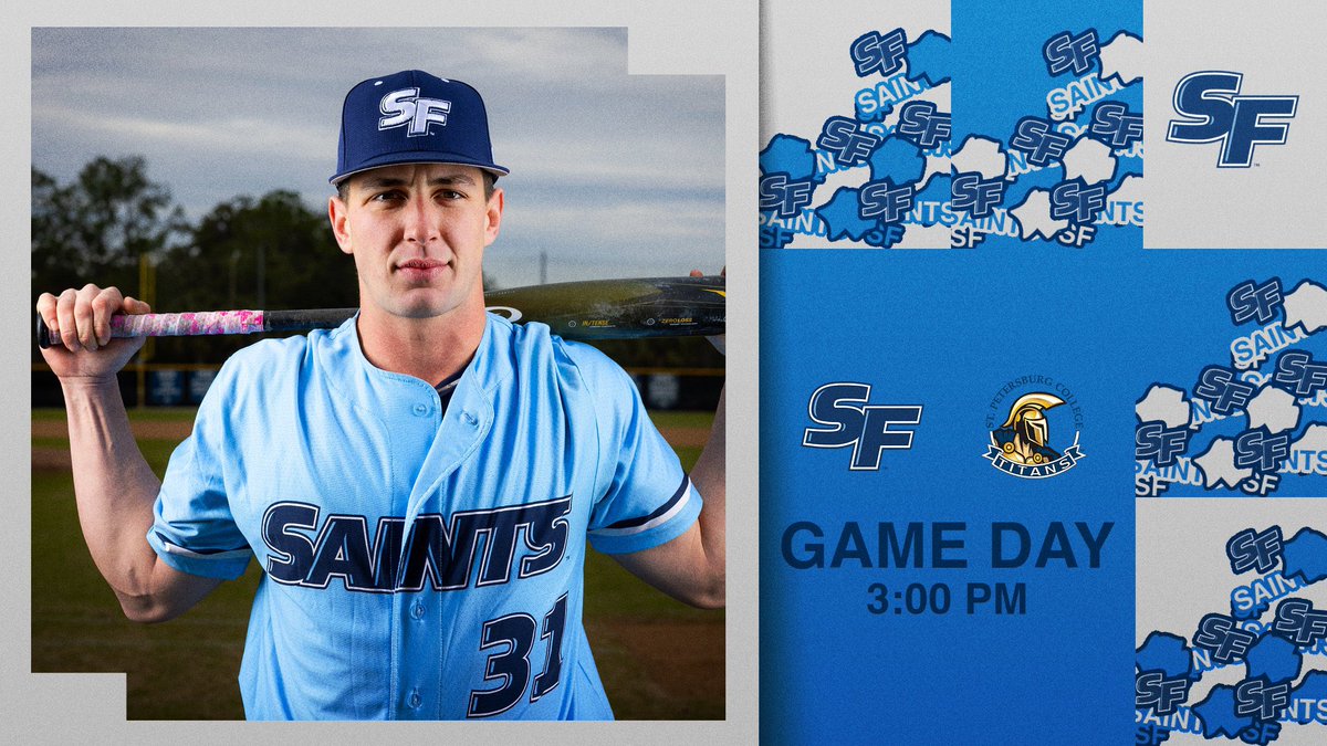 Game Day on the Road❗️
🆚: St. Petersburg College
📍: Clearwater, FL
⏰: 3:00 PM
#SicEmSaints