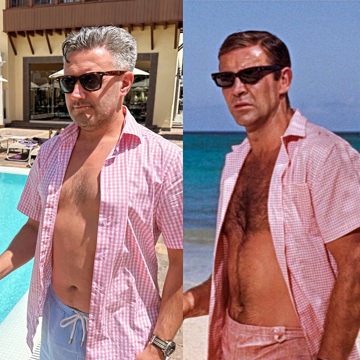 “Vargas is behind you.”
WHUMP!
“I think he got the point!”

#JamesBond 
#Thunderball 
#Thunderball60 
#SeanConnery